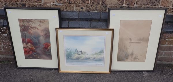 A PAIR OF JAPANESE LANDSCAPES
