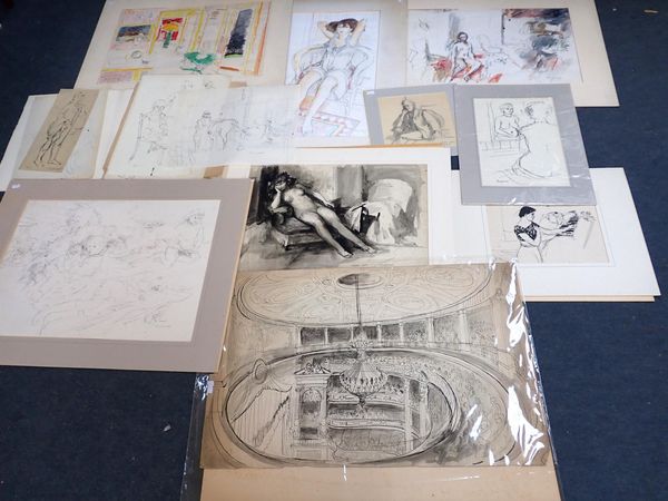 ROY SPENCER, 1918-2006: UNFRAMED WORKS ON PAPER