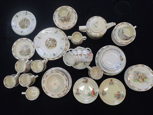 A QUANTITY OF BUNNYKINS TEA WARE