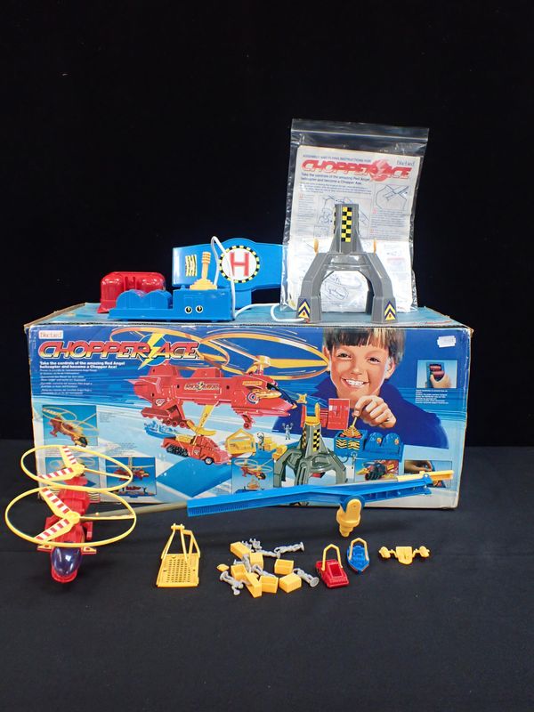 BOXED BLUEBIRD 'CHOPPER ACE' RED ANGEL HELICOPTER