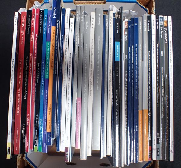 A COLLECTION OF WATCH AUCTION CATALOGUES