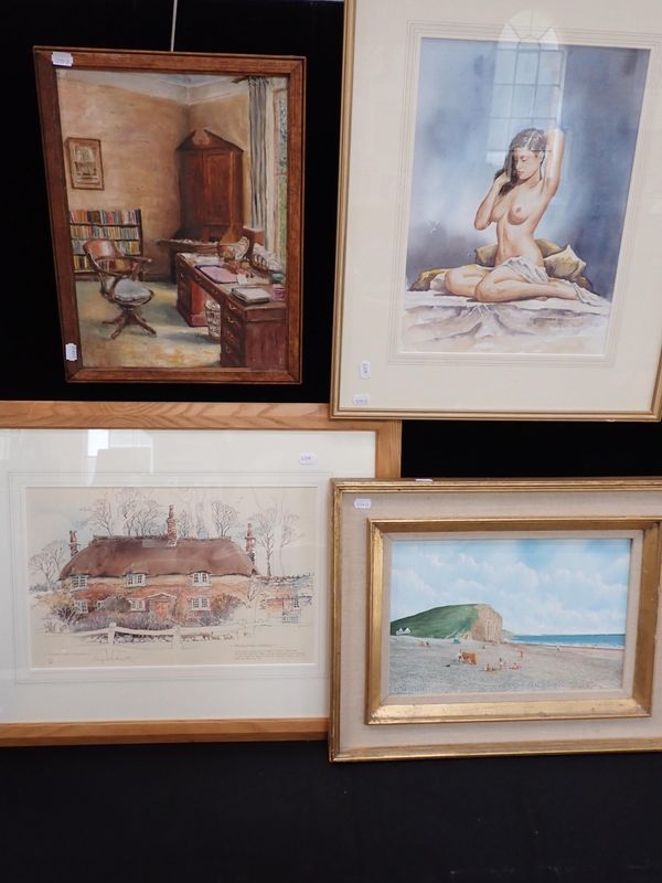 MACE (20th CENTURY): A VIEW OF WEST BAY, DORSET