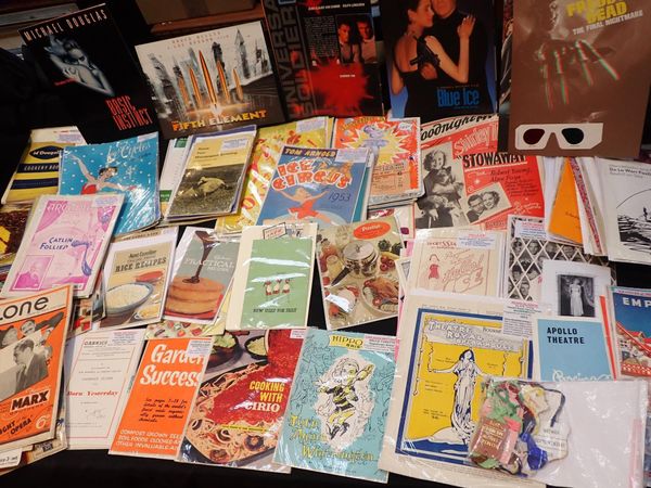 A QUANTITY OF THEATRICAL EPHEMERA