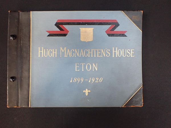 HUGH MACNAUGHTEN'S HOUSE RECORD, ETON 1899-1920