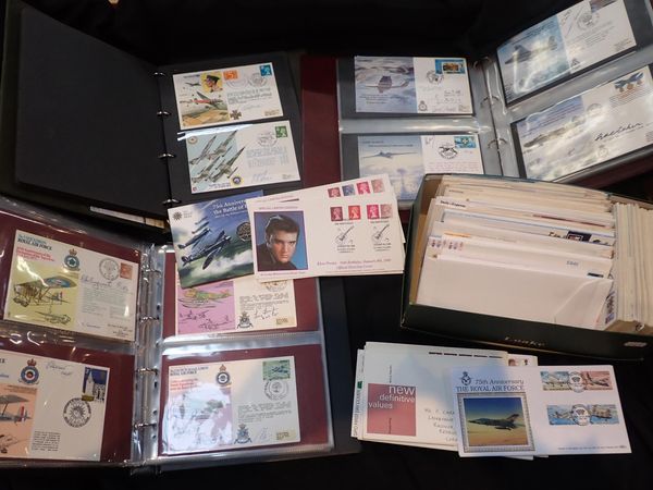 A QUANTITY OF SIGNED RAF FIRST DAY COVERS