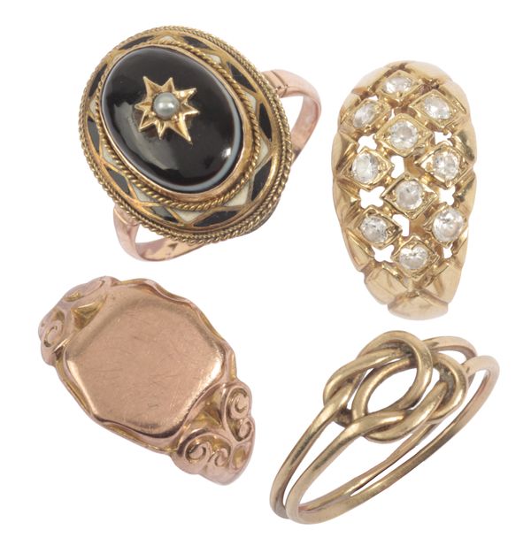 A COLLECTION OF FOUR RINGS