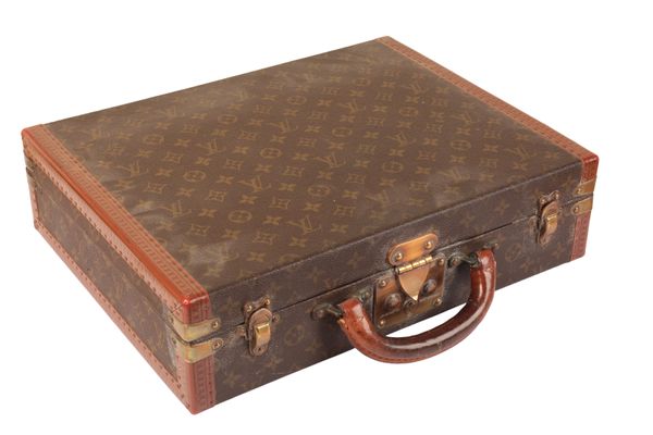 A VINTAGE LOUIS VUITTON "PRESIDENT" ATTACHÉ CASE