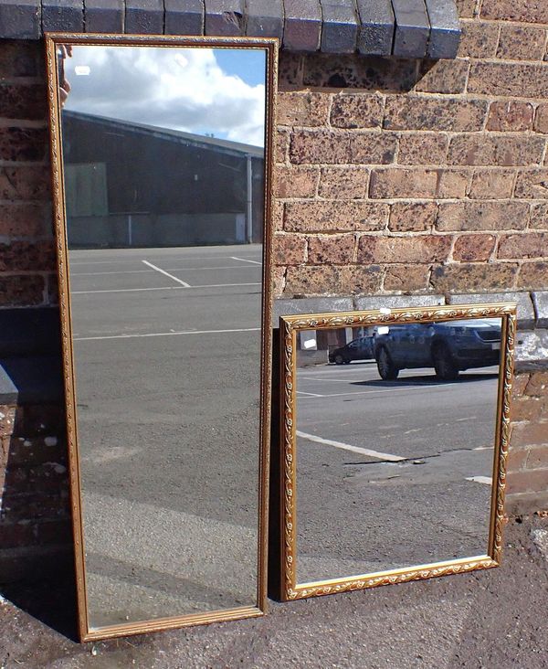 TWO RECTANGULAR MIRRORS