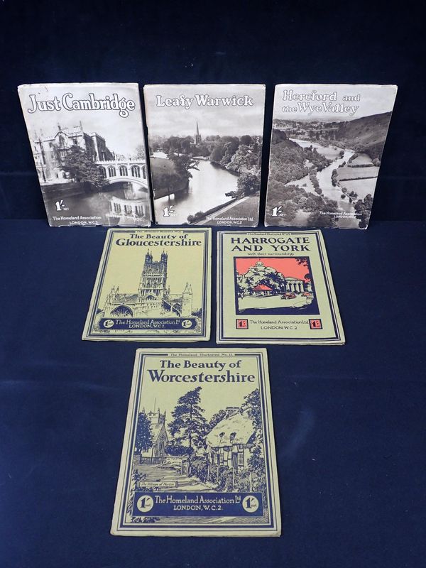 SIX TRAVEL BOOKLETS BY 'THE HOMELAND ASSOCIATION Ltd'