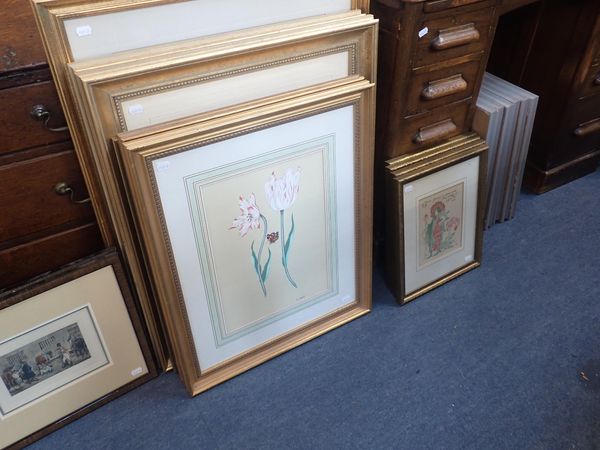 A SERIES OF SIX FRAMED ILLUSTRATIONS FROM TALLIS' SHAKESPERE