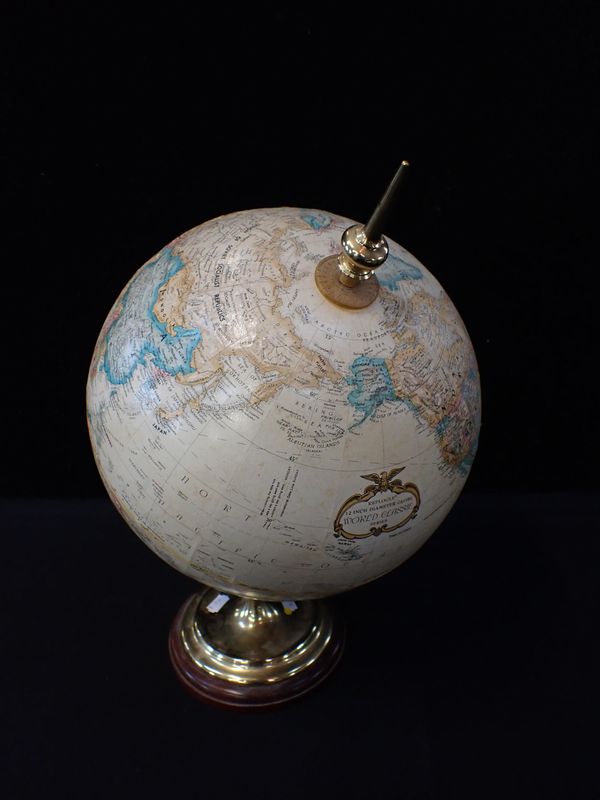 A REPLOGLE  12 INCH DIAMETER GLOBE