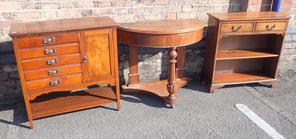 AN EDWARDIAN MUSIC CABINET