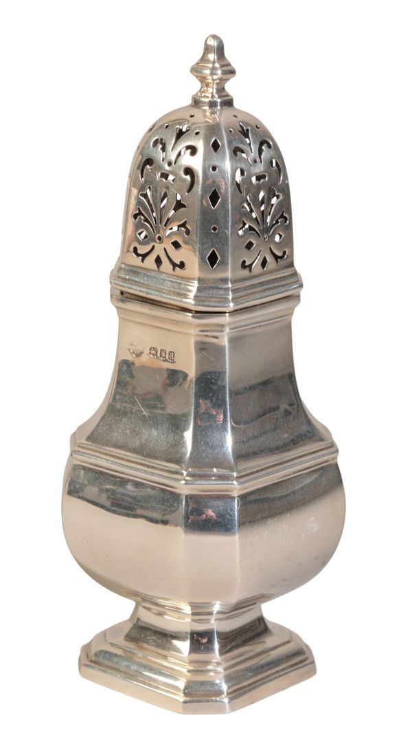 GEORGE V SILVER SUGAR CASTER