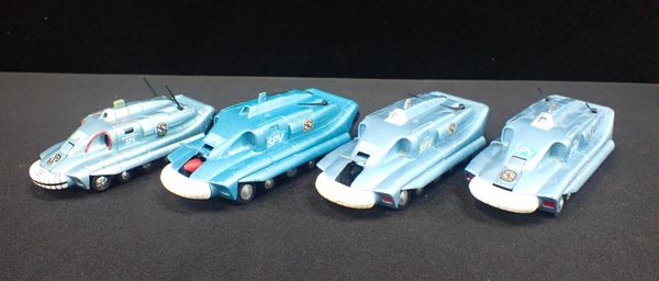 THREE DINKY TOYS No.104 'CAPTAIN SCARLET' SPECTRUM PURSUIT DIECAST VEHICLE