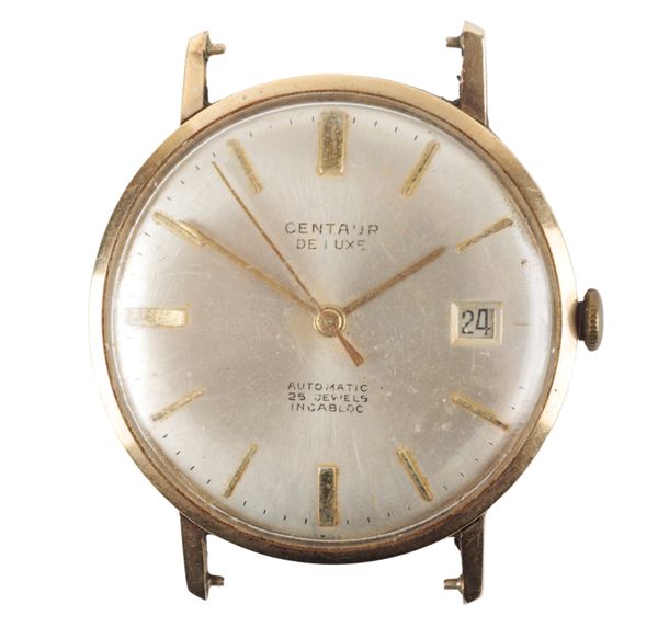 CENTAUR DE LUXE: A 14CT GOLD WRISTWATCH