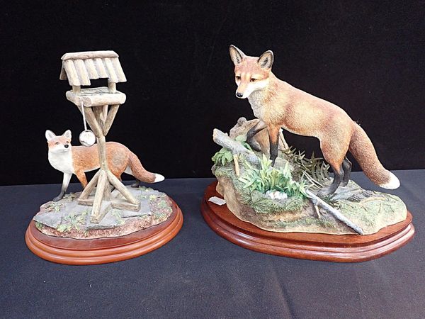 BORDER FINE ARTS; 'A LUCKY FIND'  A FOX