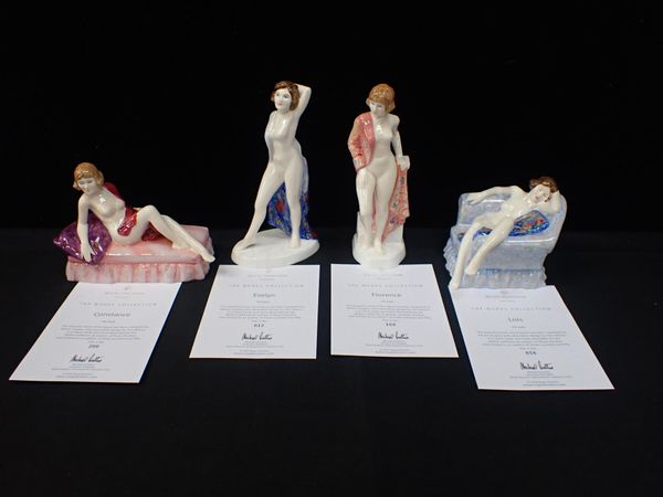 FOUR ROYAL DOULTON ‘THE NUDES COLLECTION’ FIGURES