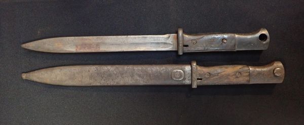 TWO GERMAN BAYONETS WWI AND WII