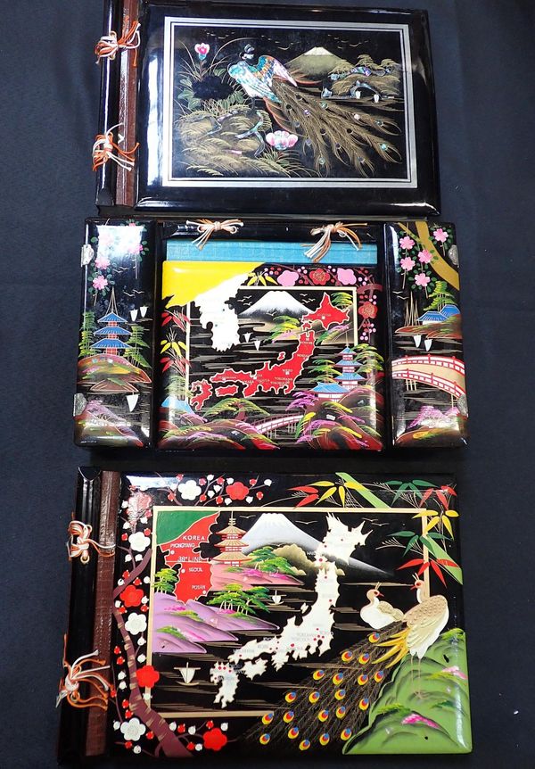THREE JAPANESE PHOTOGRAPH ALBUMS