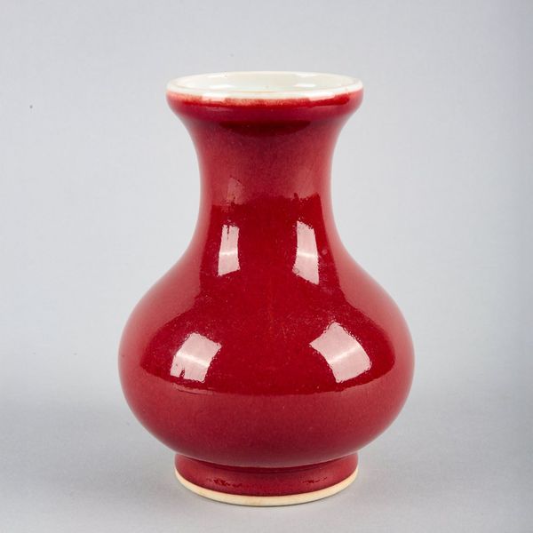 A CHINESE PORCELAIN LANGYAO GLAZED VASE