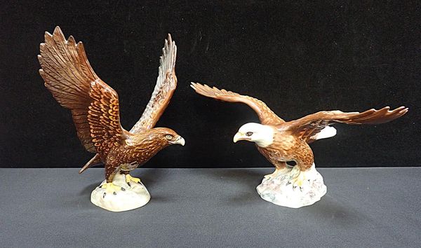 BESWICK: GOLDEN EAGLE, AND BALD EAGLE