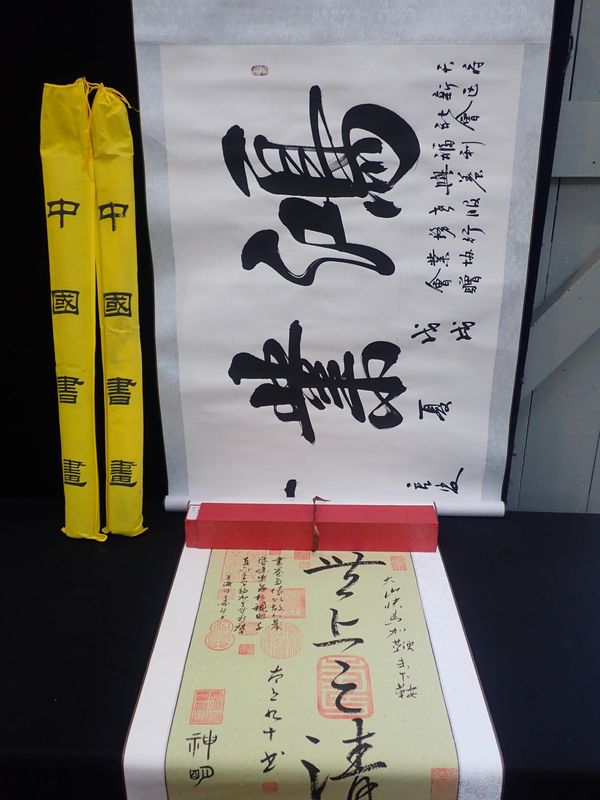 THREE CHINESE SCROLLS