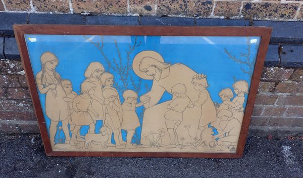 A VIENNA SECESSIONIST NURSERY/SCHOOL PRINT, AFTER BELLA VICHON