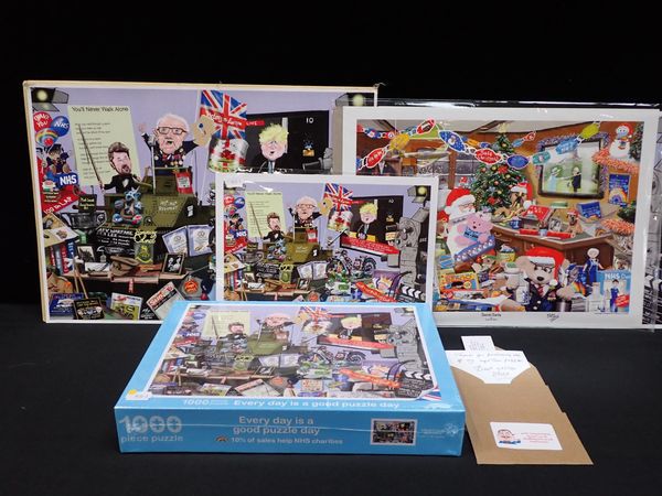 A LIMITED EDITION 'CAPTAIN TOM' JIGSAW PUZZLE BY 'OBY'