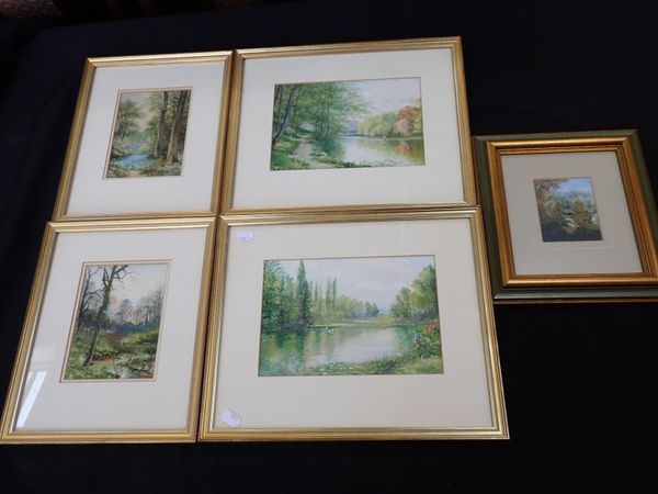 R. KEYSER: RIVER VIEW, DATED 1923