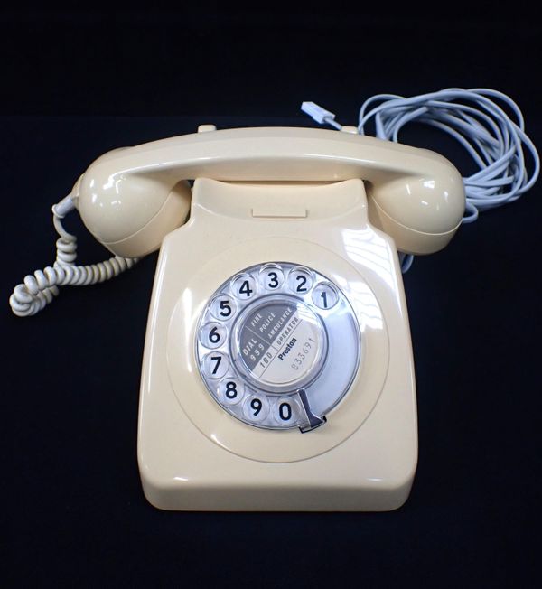 A CREAM DIAL TELEPHONE