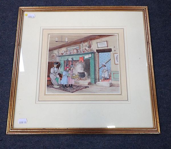 JOHN STRICKLAND GOODALL: 'LAVINIA'S COTTAGE'