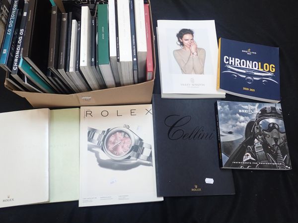 A COLLECTION OF LUXURY WATCH CATALOGUES