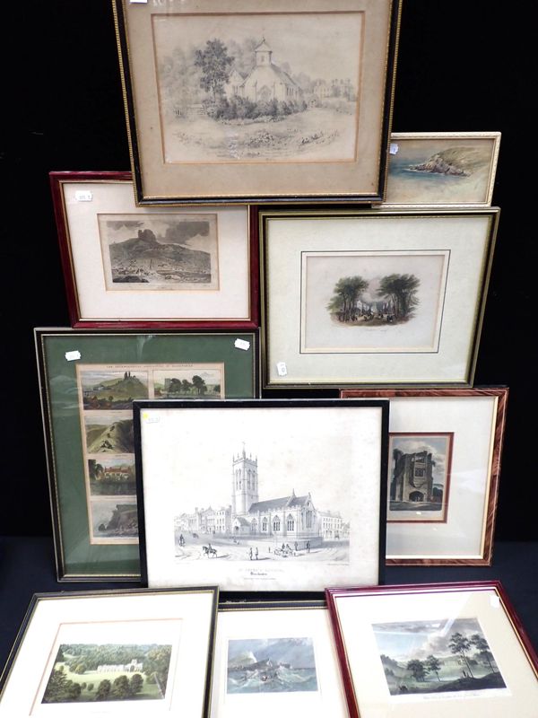 A COLLECTION OF DORSET INTEREST PRINTS