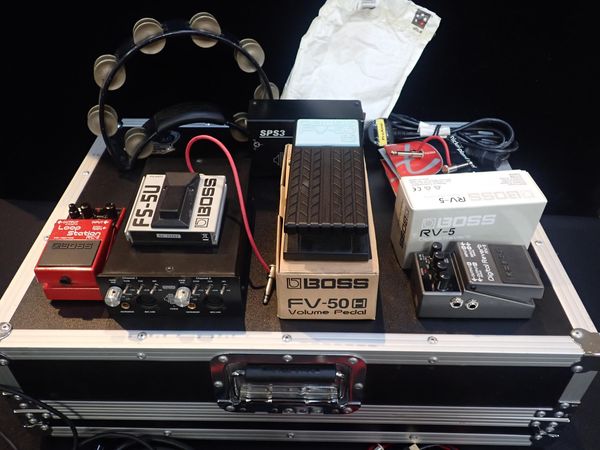 A BOSS RV-5 DIGITAL REVERB PEDAL