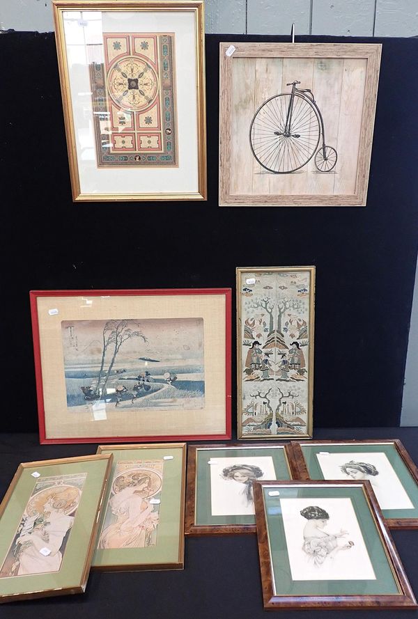 FRAMED CHINESE EMBROIDERED PANELS