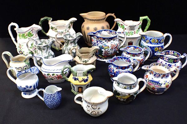 A COLLECTION OF EARLY 19th CENTURY JUGS