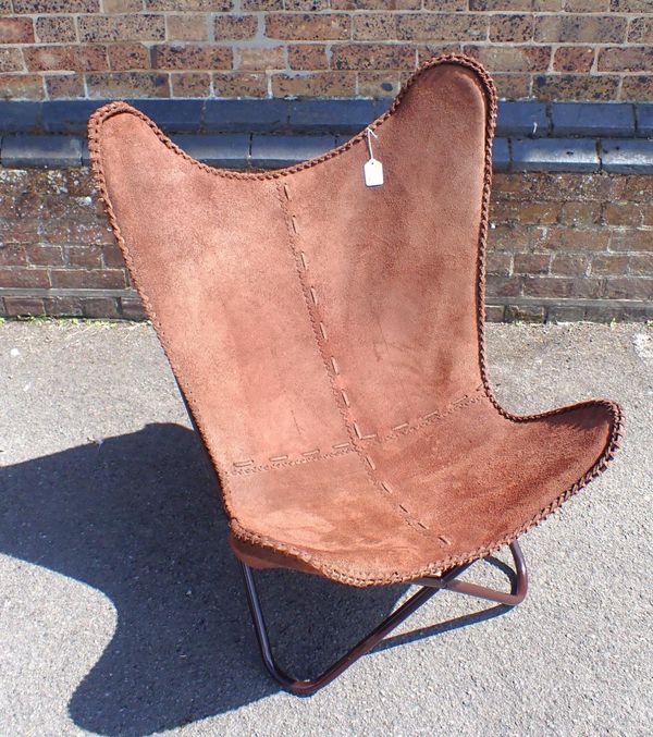 A BUTTERFLY OR 'BKF' CHAIR, AFTER A DESIGN BY GRUP AUSTRAL