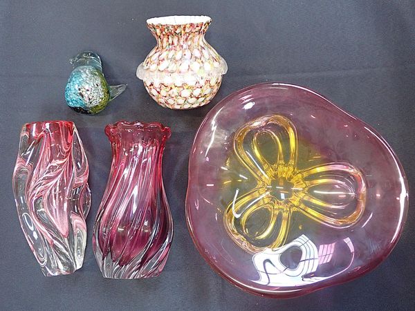 A MURANO FREE-FORM DISH