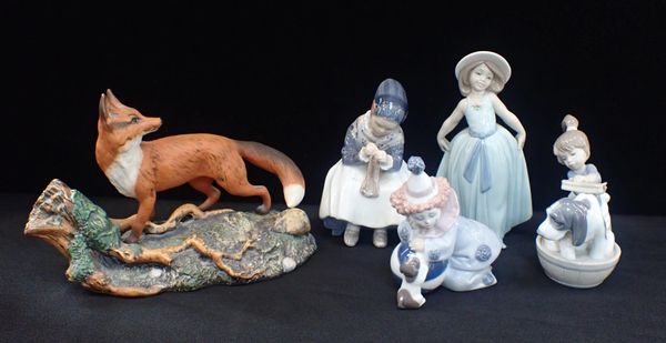THREE LLADRO FIGURES