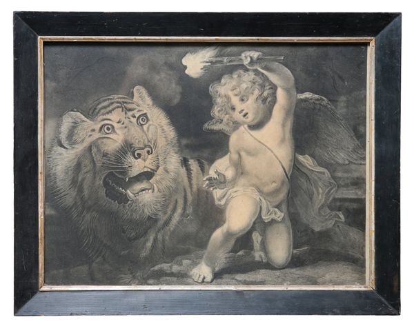 AFTER JAMES NORTHCOTE (1746-1831) 'Love Subduing Rage'
