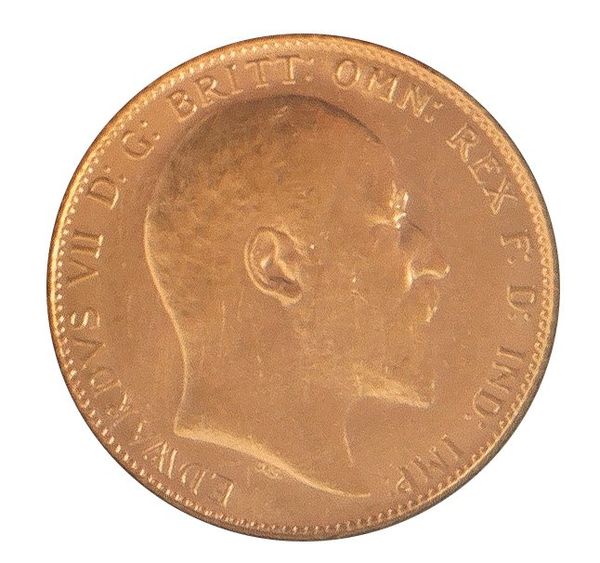 A 1910 EDWARD VII GOLD PROOF SOVEREIGN