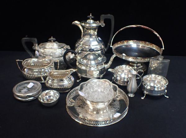 A QUANTITY OF SILVER-PLATED WARE