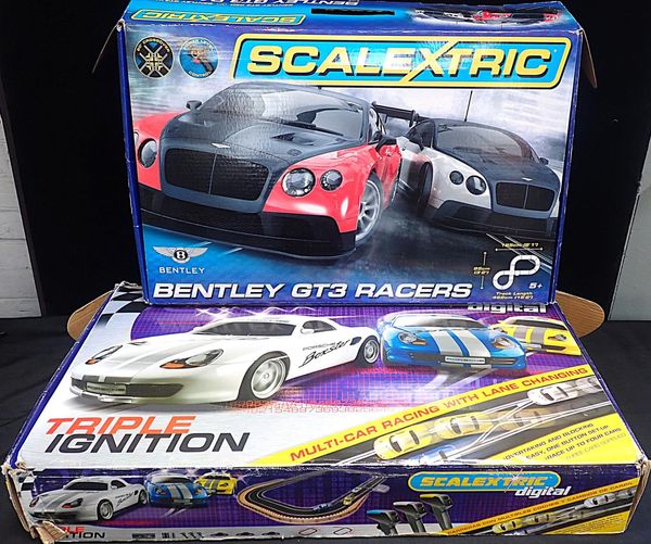 TWO SCALEXTRIC SETS