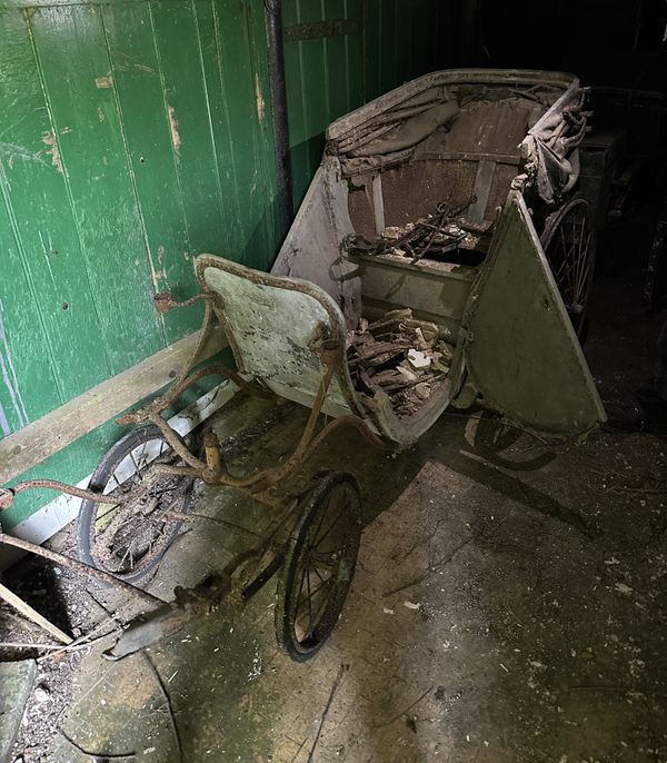 TWO VINTAGE CARTS