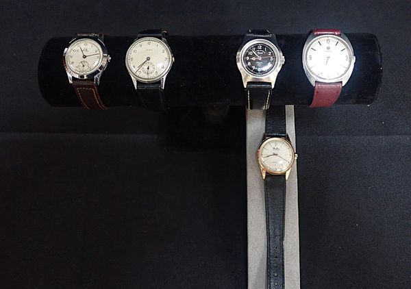 FIVE WRIST WATCHES