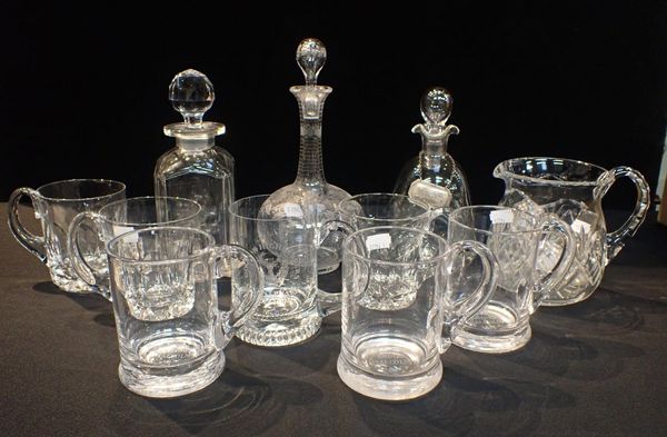 A COLLECTION OF DOMESTIC GLASS
