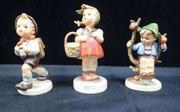 THREE HUMMELL FIGURINES