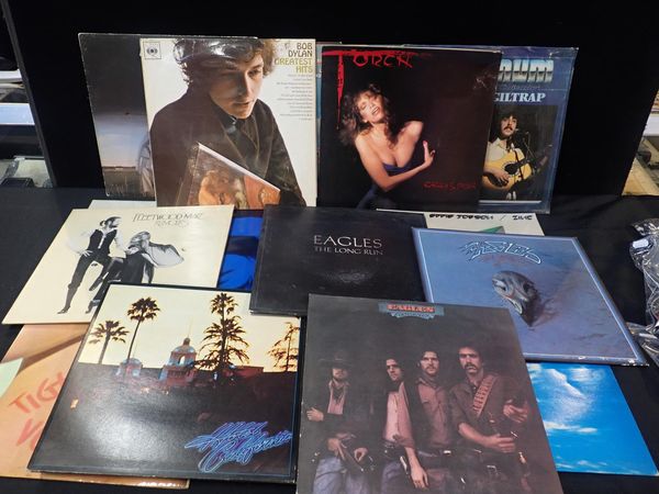 A COLLECTION OF VINYL RECORDS