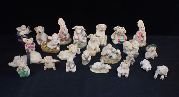 A QUANTITY OF PIGGIN FIGURES