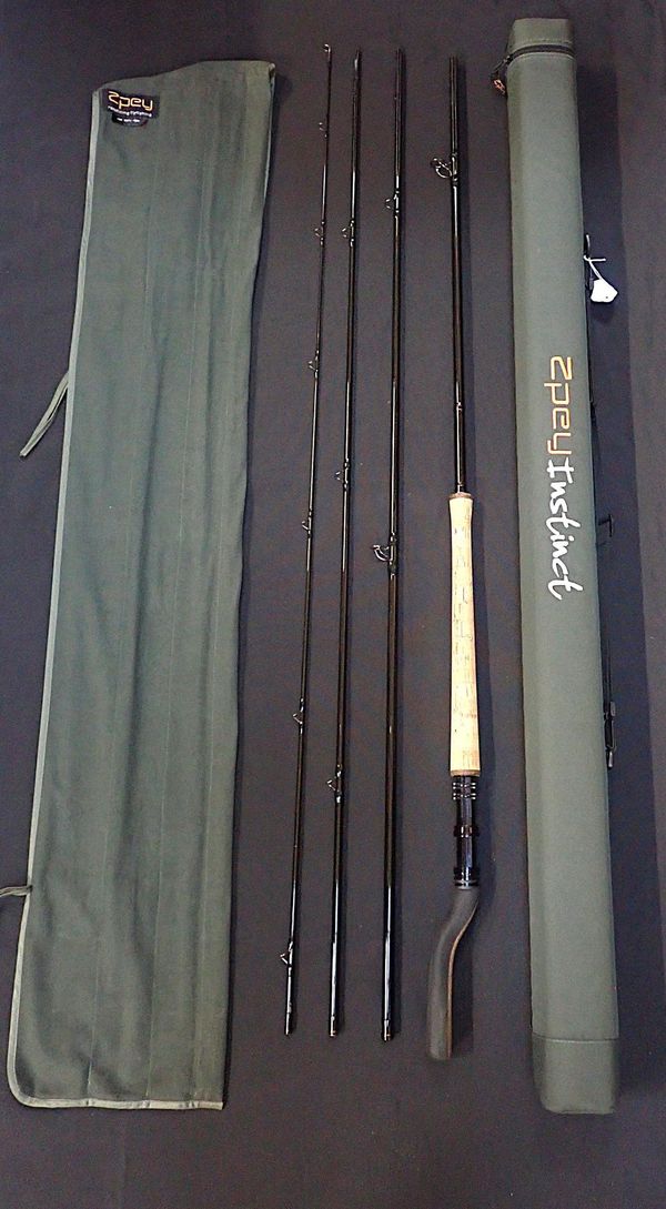 A ZPEY INSTINCT DH 10' FOUR PIECE SALMON FLY ROD